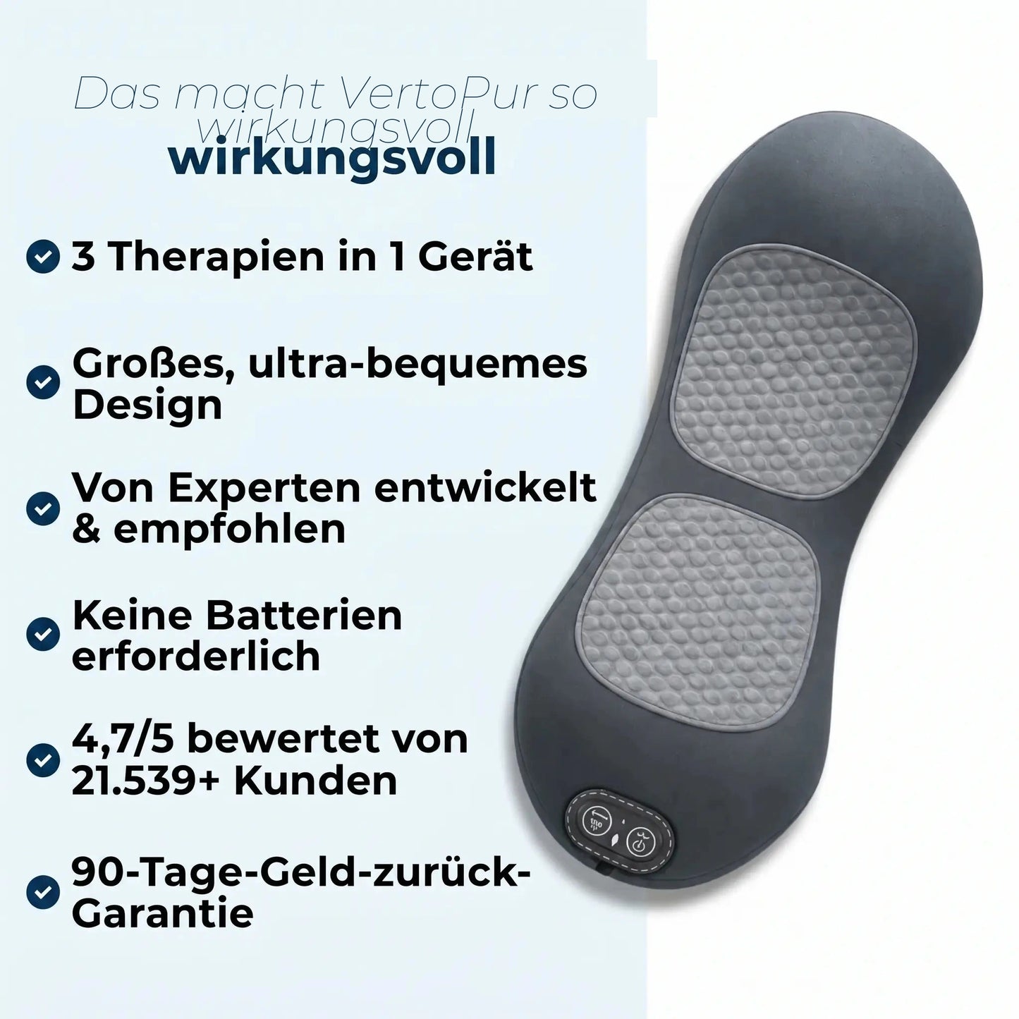 VertoFlow 3-Zonen Tiefenmassagegerät