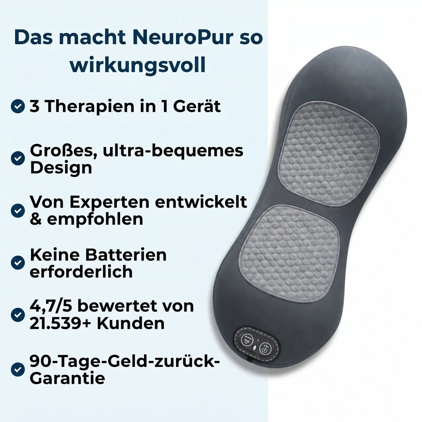 VertoFlow 3-Zonen Tiefenmassagegerät