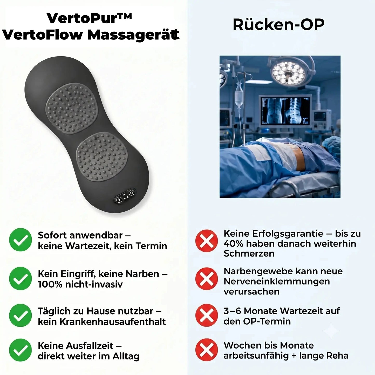 VertoFlow 3-Zonen Tiefenmassagegerät